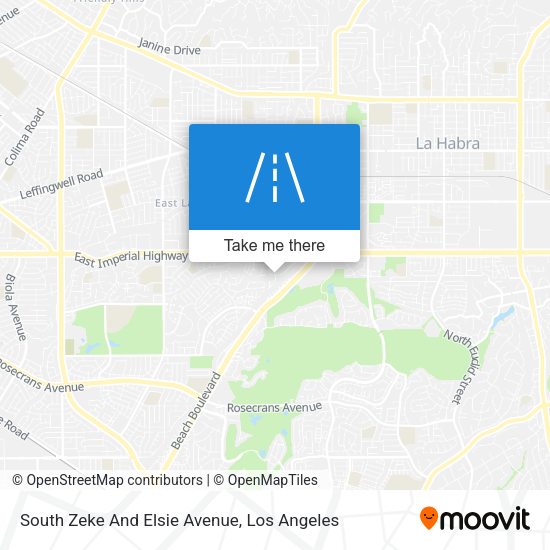 South Zeke And Elsie Avenue map