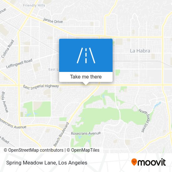 Spring Meadow Lane map