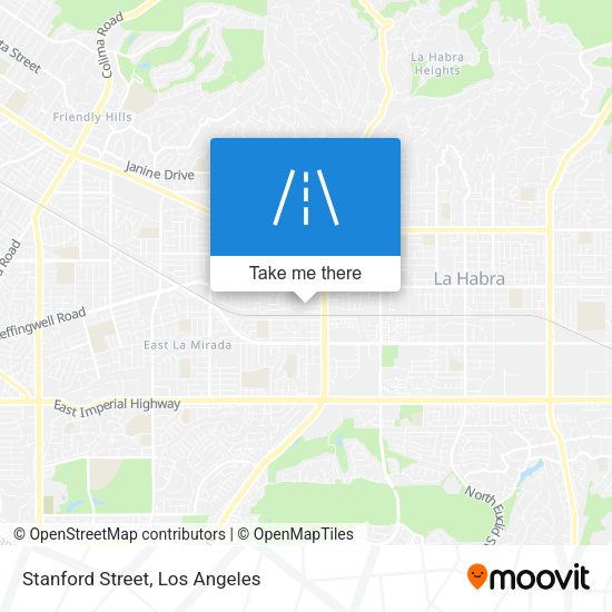 Mapa de Stanford Street