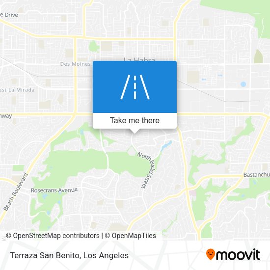 Terraza San Benito map