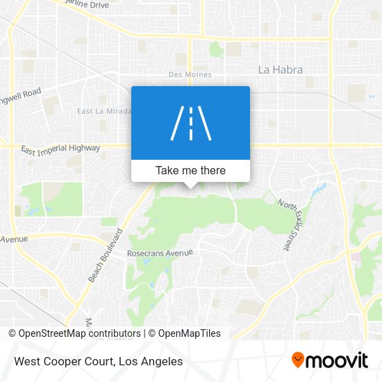 West Cooper Court map