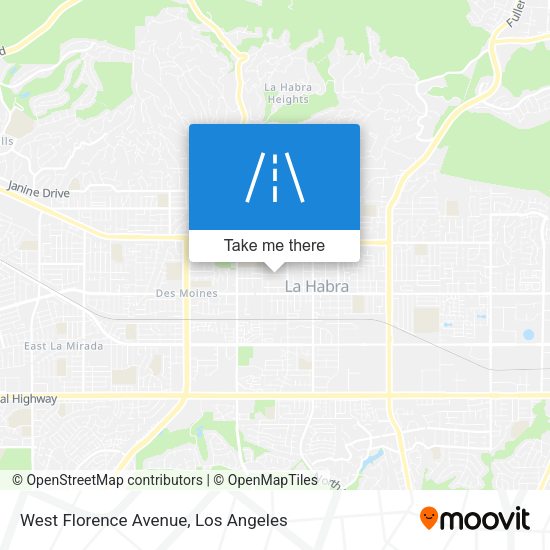 Mapa de West Florence Avenue