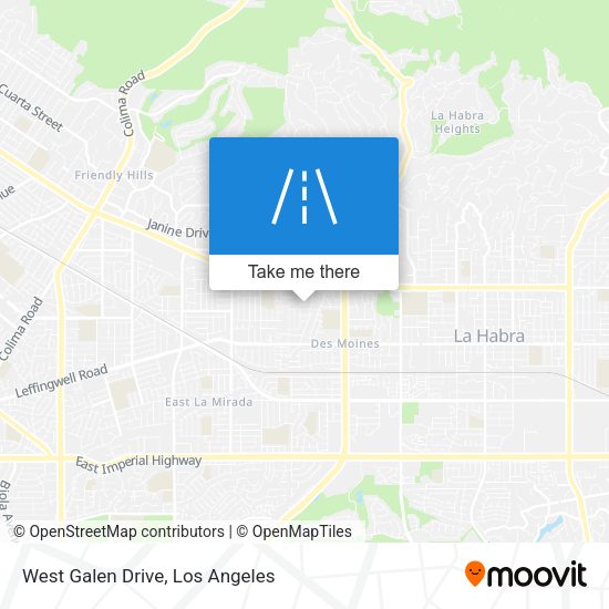 Mapa de West Galen Drive