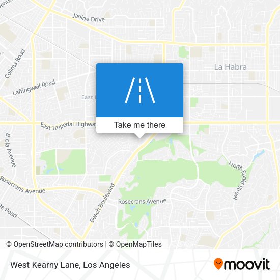 Mapa de West Kearny Lane