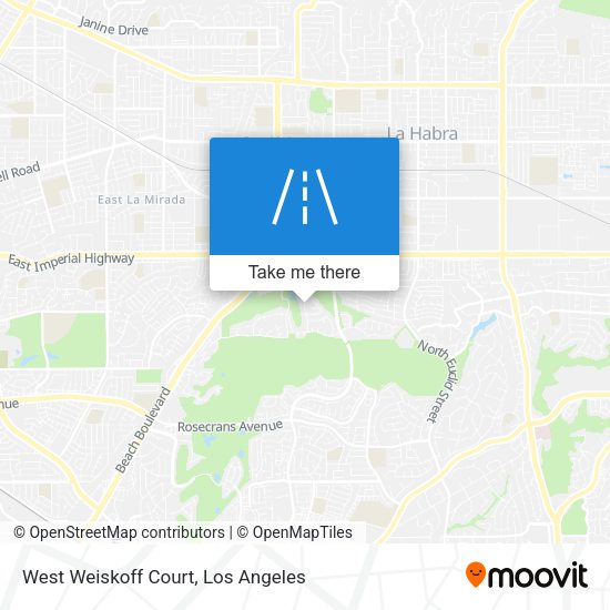 West Weiskoff Court map