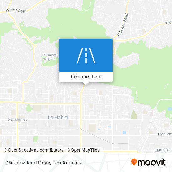 Mapa de Meadowland Drive