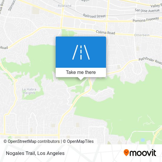 Mapa de Nogales Trail