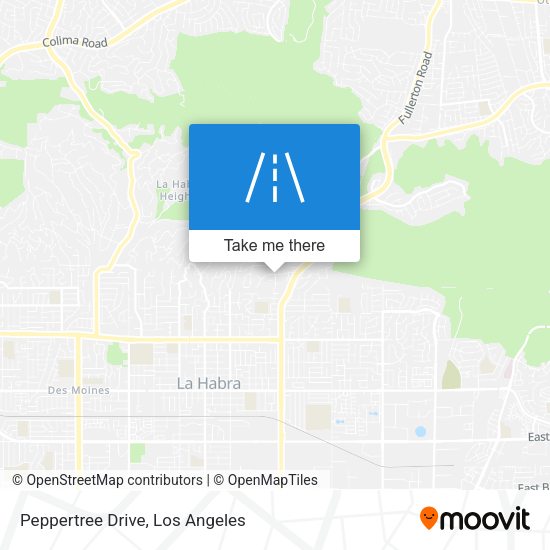 Peppertree Drive map