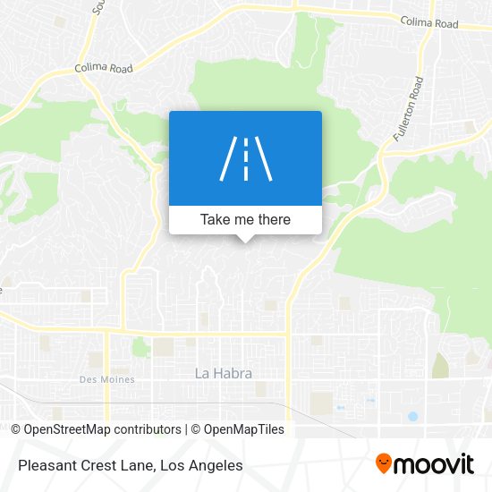 Mapa de Pleasant Crest Lane
