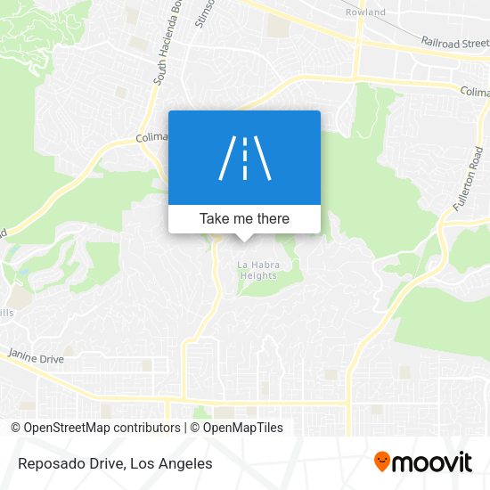 Mapa de Reposado Drive
