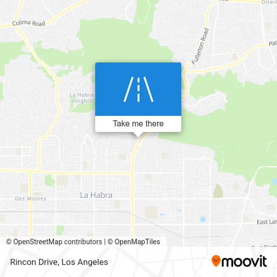 Rincon Drive map