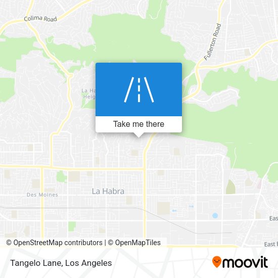Tangelo Lane map