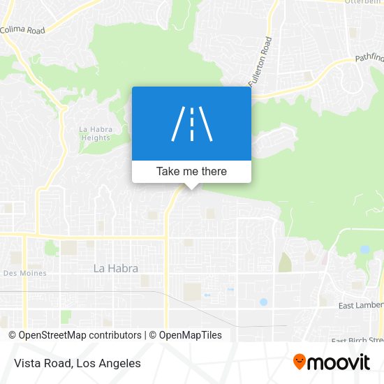 Mapa de Vista Road