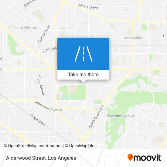 Alderwood Street map