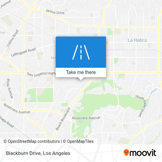 Mapa de Blackburn Drive