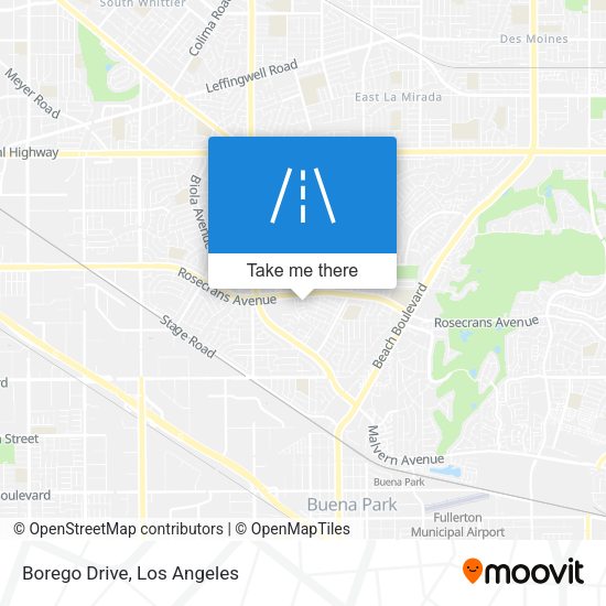 Mapa de Borego Drive