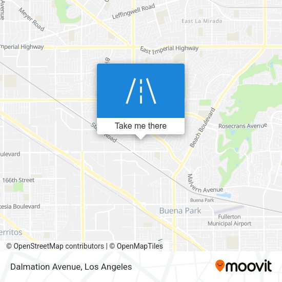 Dalmation Avenue map