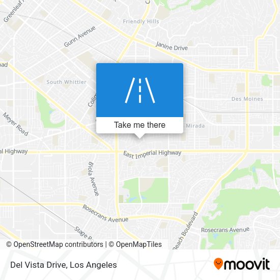 Mapa de Del Vista Drive