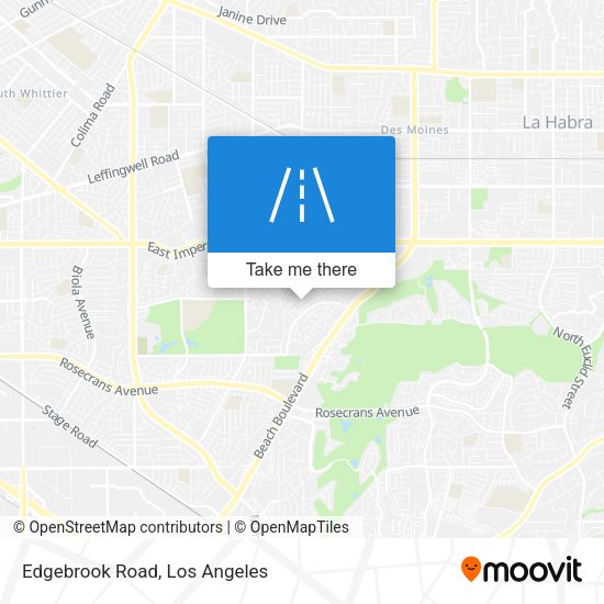 Mapa de Edgebrook Road