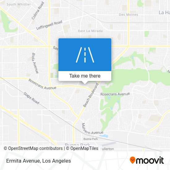 Mapa de Ermita Avenue