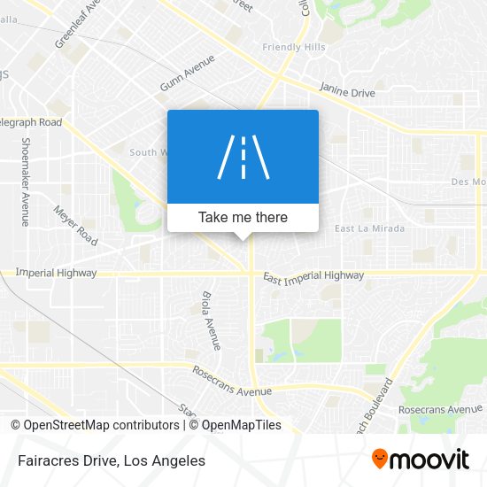 Mapa de Fairacres Drive