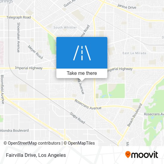 Mapa de Fairvilla Drive