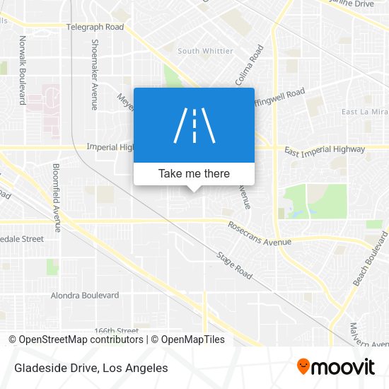 Mapa de Gladeside Drive