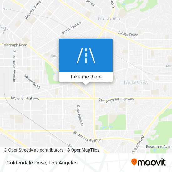 Mapa de Goldendale Drive