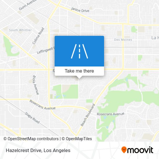 Mapa de Hazelcrest Drive