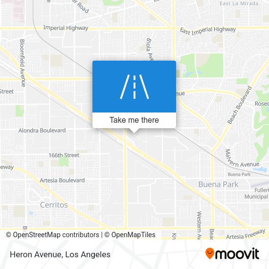 Heron Avenue map