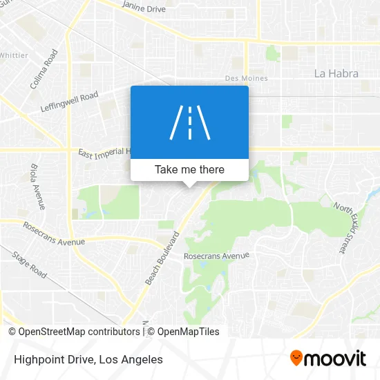 Highpoint Drive map