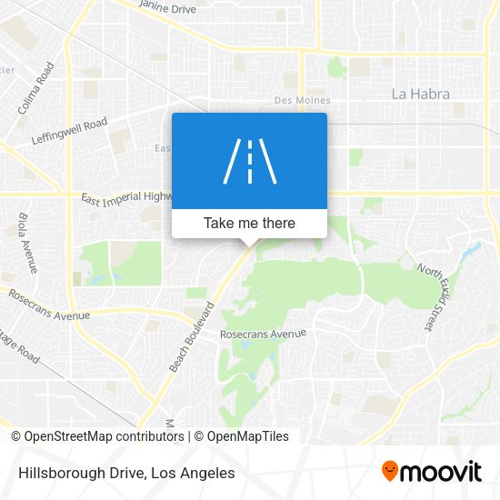 Mapa de Hillsborough Drive