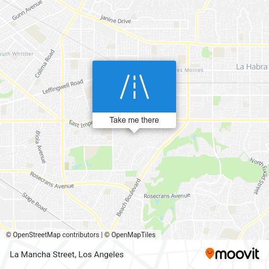 La Mancha Street map