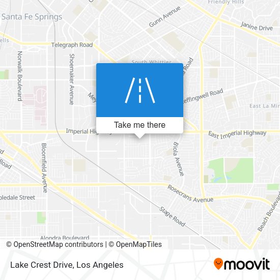Lake Crest Drive map