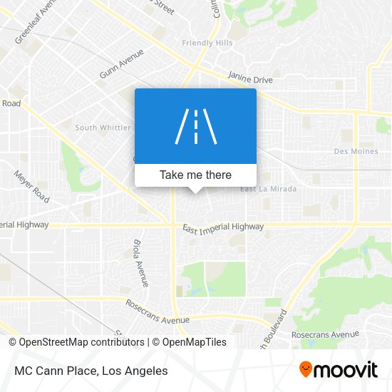 MC Cann Place map