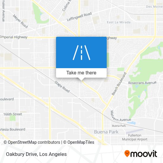 Mapa de Oakbury Drive