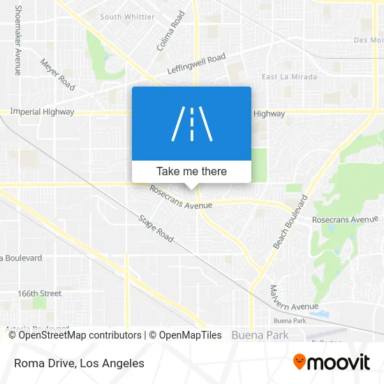 Roma Drive map