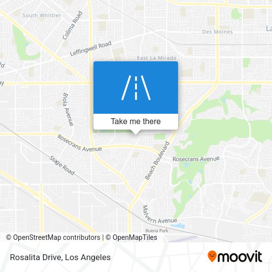 Mapa de Rosalita Drive