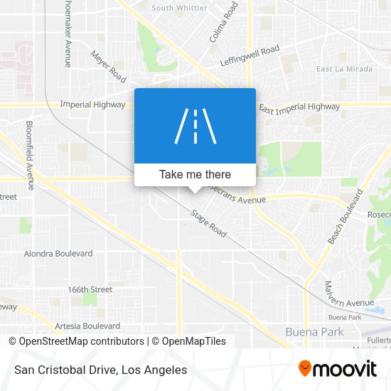 San Cristobal Drive map