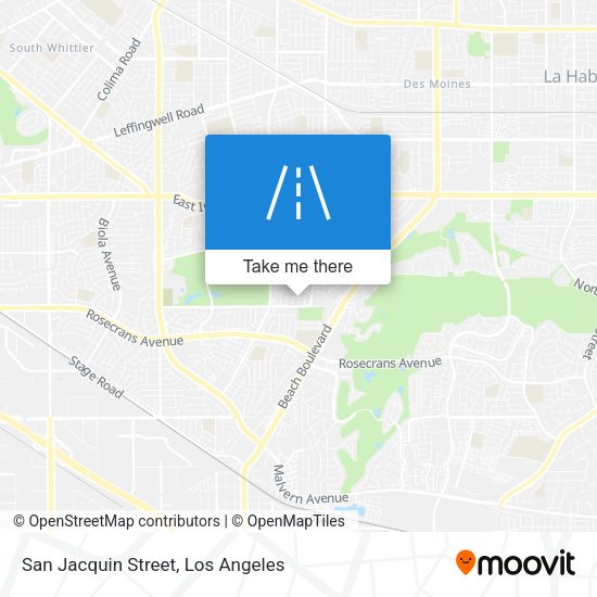 San Jacquin Street map