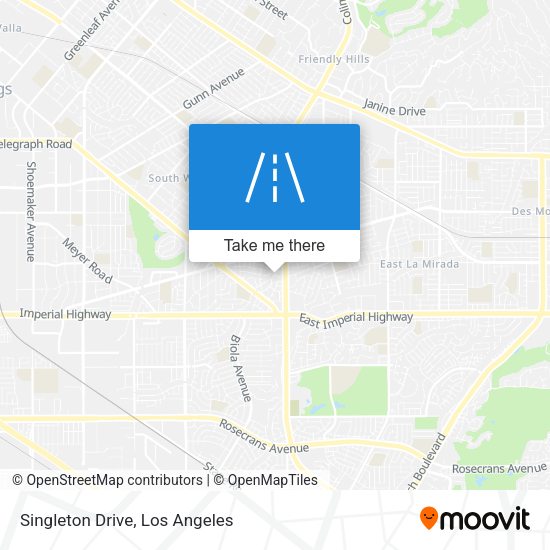 Mapa de Singleton Drive