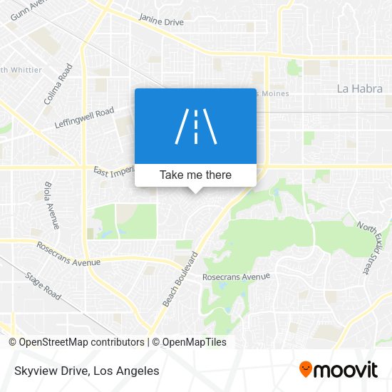 Mapa de Skyview Drive