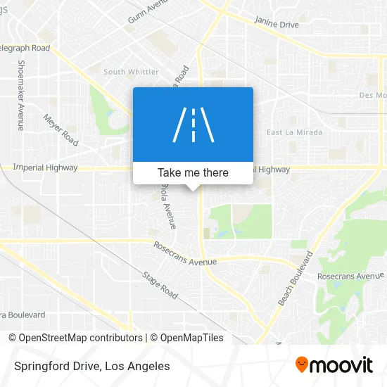 Springford Drive map