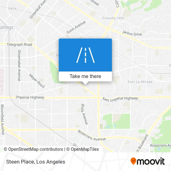 Steen Place map