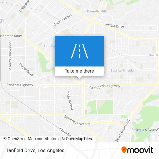 Mapa de Tanfield Drive