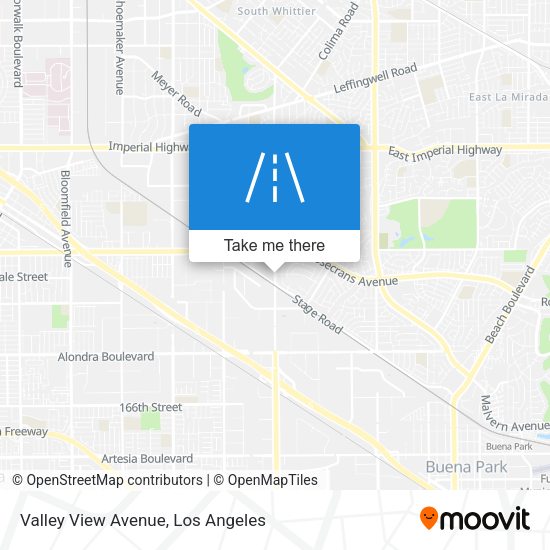 Valley View Avenue map