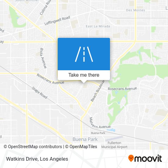 Mapa de Watkins Drive