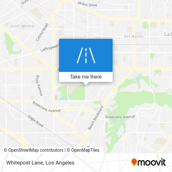 Mapa de Whitepost Lane