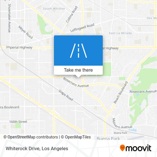 Mapa de Whiterock Drive