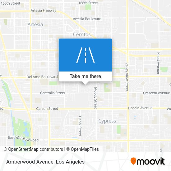 Amberwood Avenue map